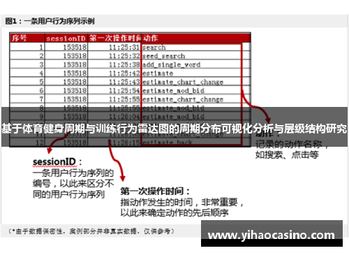 基于体育健身周期与训练行为雷达图的周期分布可视化分析与层级结构研究